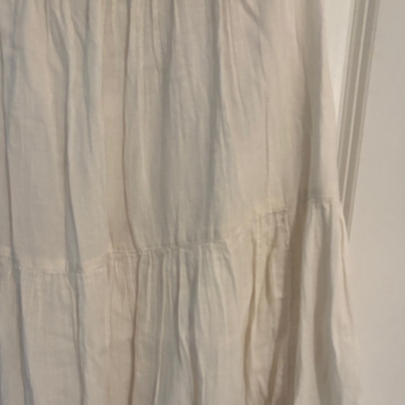 Aerie Ivory Tiered Maxi Skirt - Picture 2 of 5